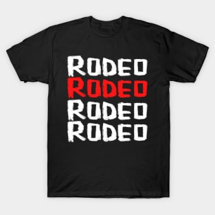 Rodeo Font for Horseriding T-Shirt